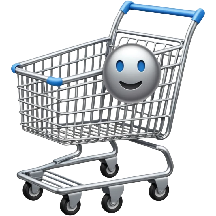 Shopping cart emoji