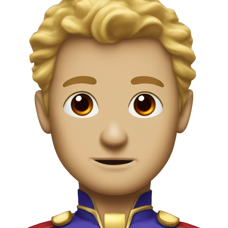 super homelander from "the boys" series with red eyes  emoji