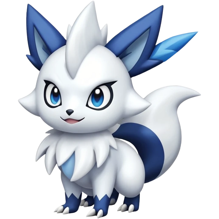 Shiny Zangoose-Absol-Meowstic-Fakémon-hybrid-creature (full body)  emoji