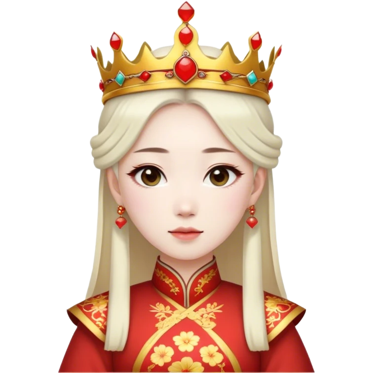 Chinese drama style heavenly princess emoji