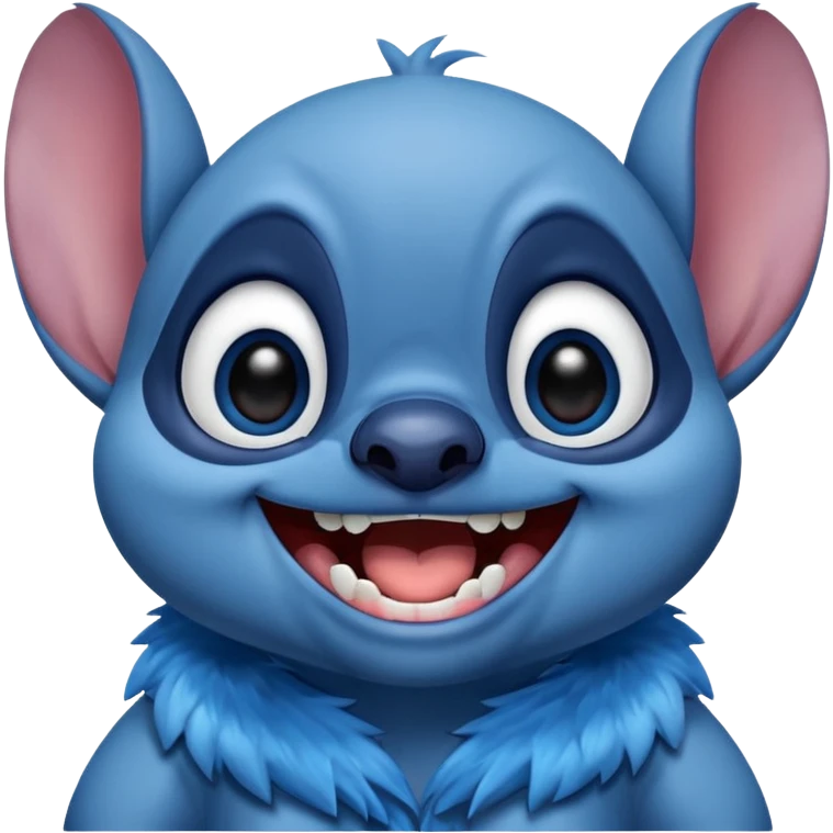 Stitch laughing emoji