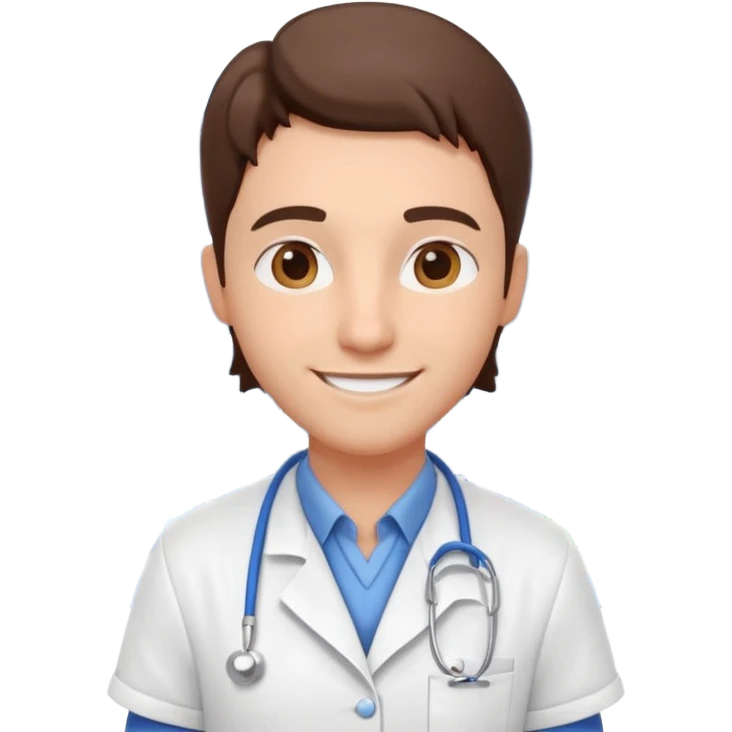 pharmacist portrait, head and shoulders only, wearing a pharmacy apron, casual outfit, friendly smile, retail pharmacy vibe, 3D cartoon, mobile game icon style, clean background, no text, no watermark emoji