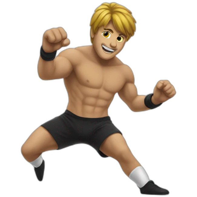Kick emoji