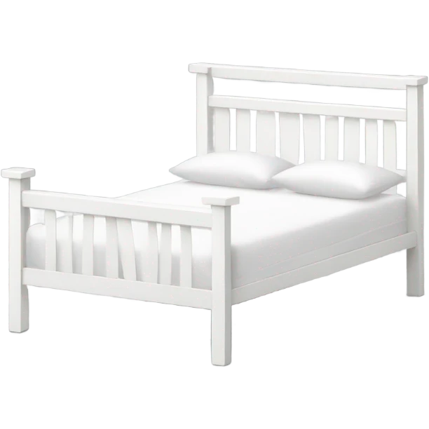 IKEA White bed emoji