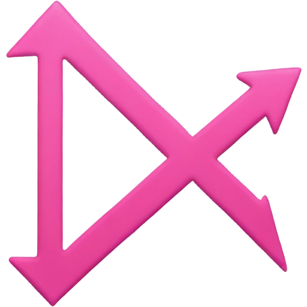 Pink right arrow emoji