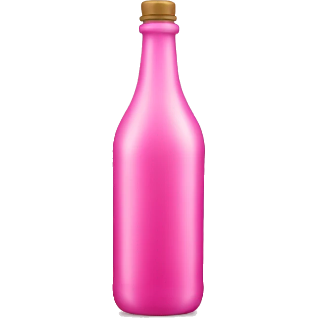 pink bottle emoji
