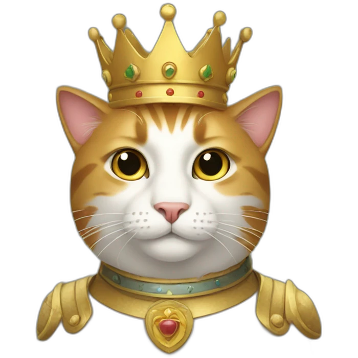 king cat emoji