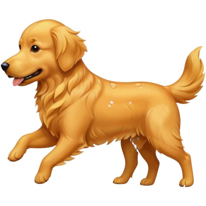Dog with fish fins  emoji