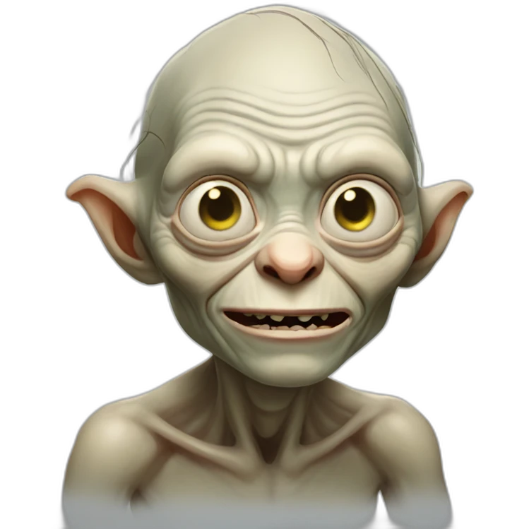 gollum selfie emoji