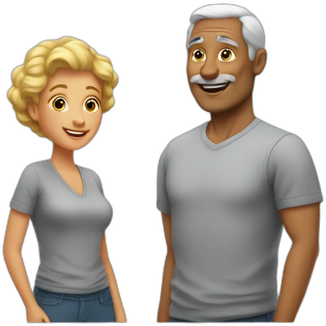 Papa sur maman emoji