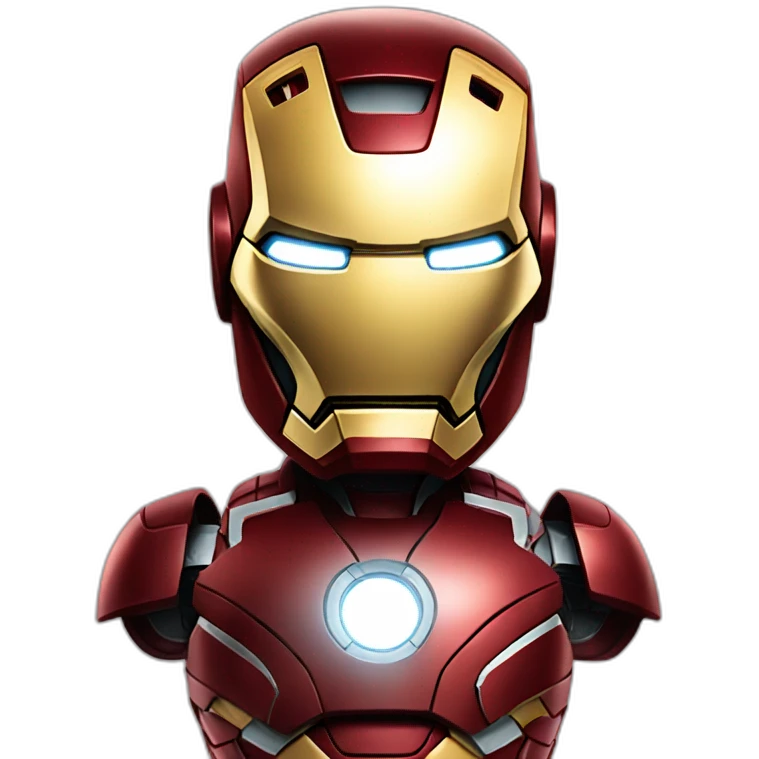 iron man saying hello emoji