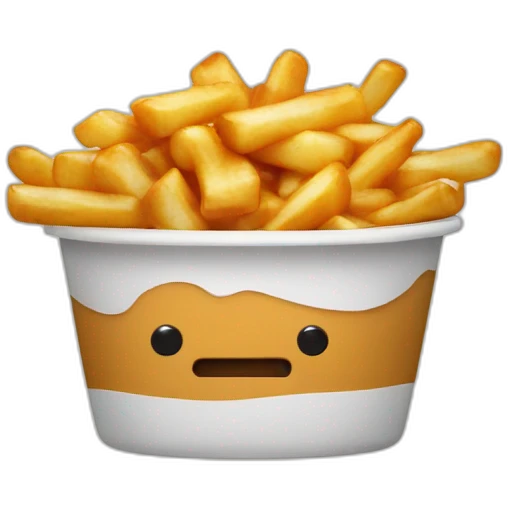 Poutine sur ours emoji