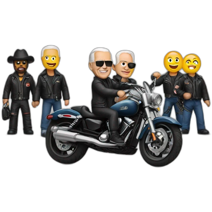 joe biden biker gang emoji