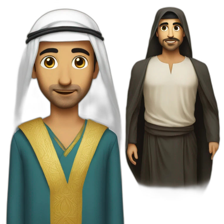 Zemmour et un enfant arabe emoji