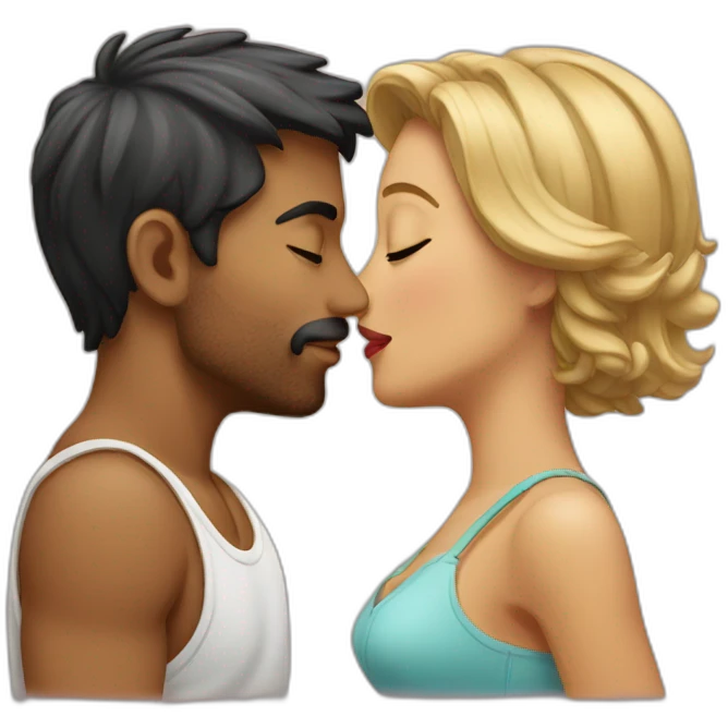 Kiss couple emoji