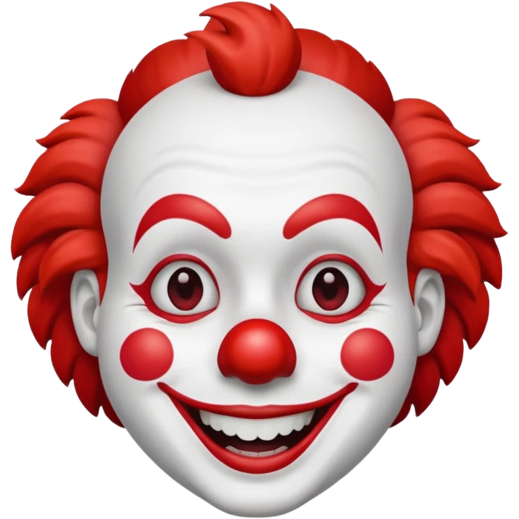 red clown emoji