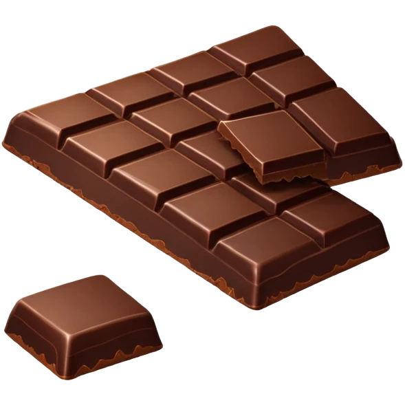 Chocolate full colors emoji