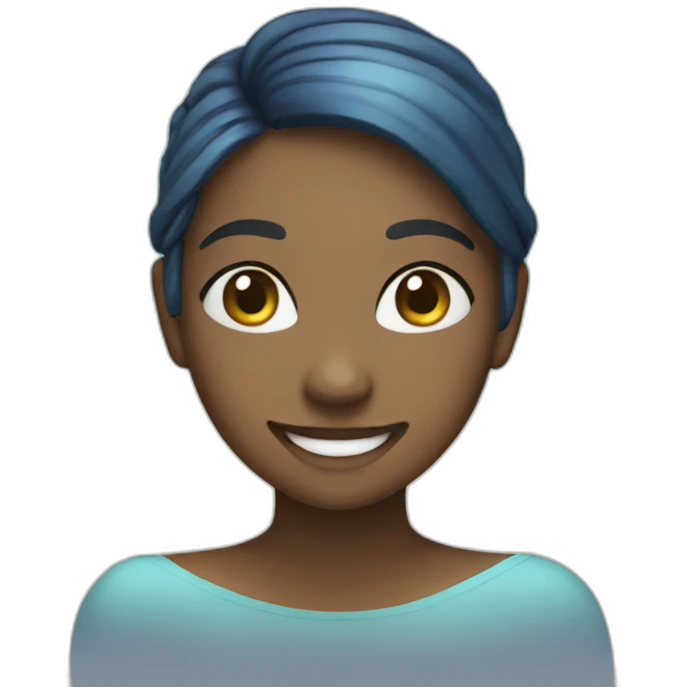 ocean girl smilin emoji