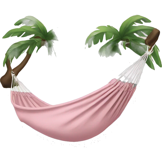 light pink hammock  emoji