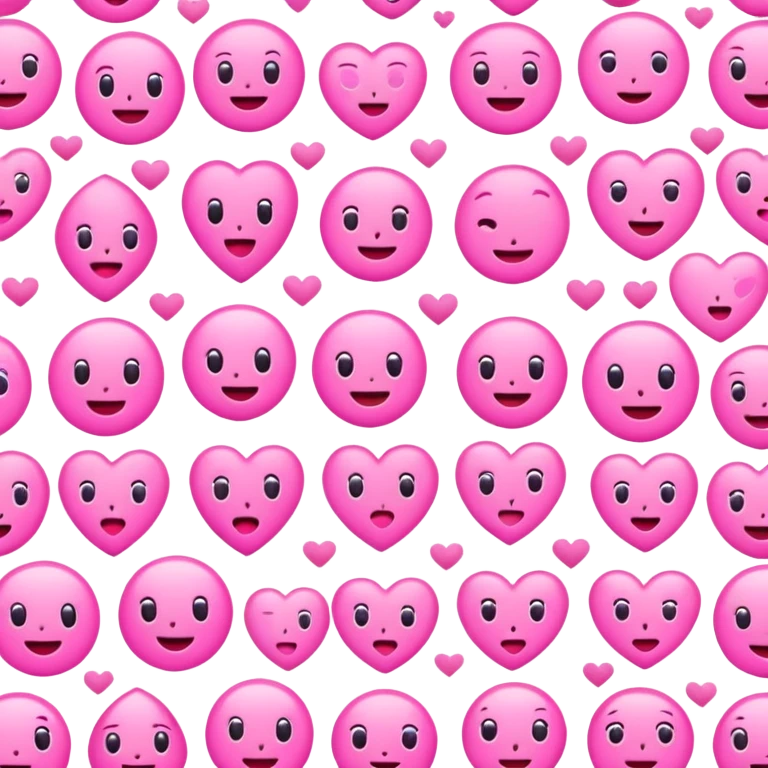 pink cutesy emojis emoji