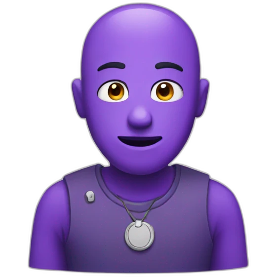 Purple guy emoji