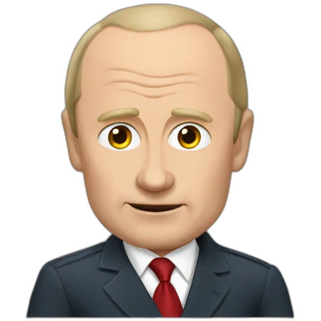 Crazy putin in wheelchair emoji