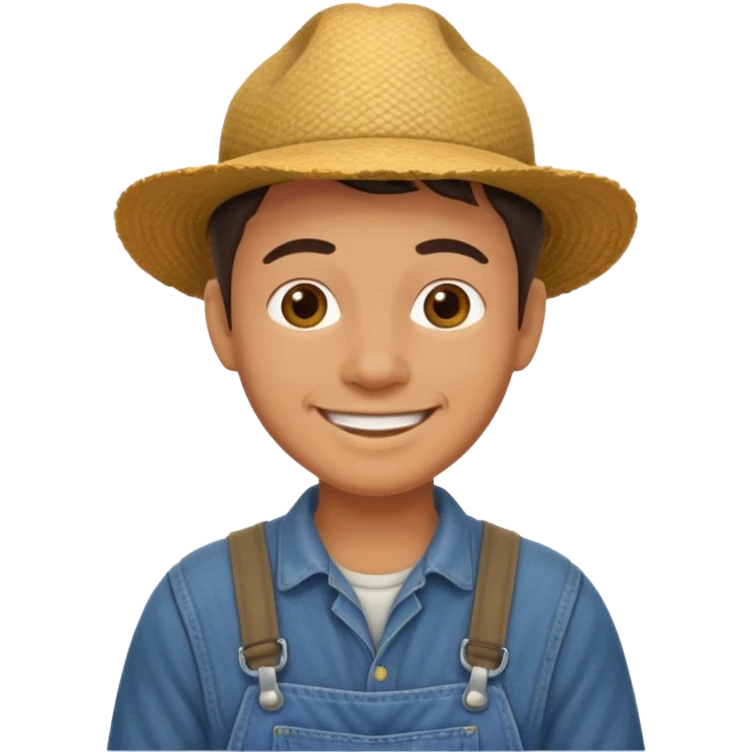 Make a farmer emoji