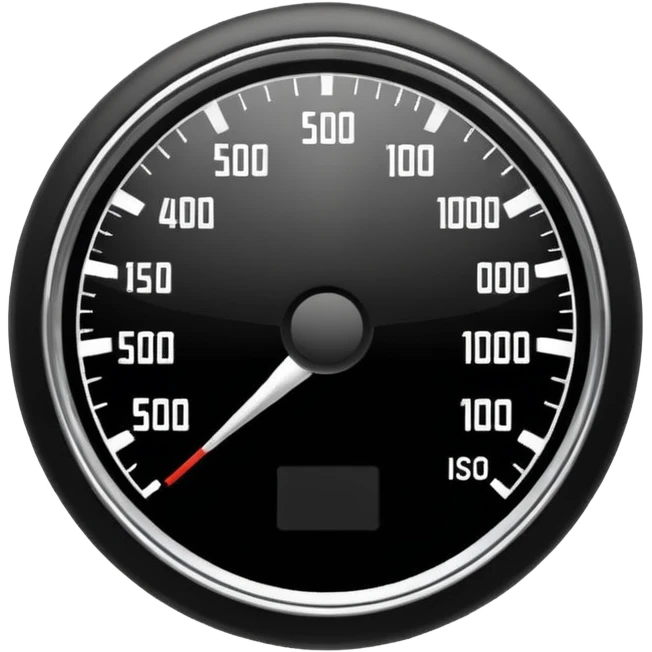 half of simple design speedometer icon for site navigation emoji