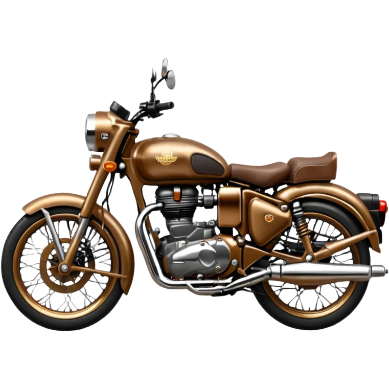 Royal Enfield classic medallion bronze emoji emoji
