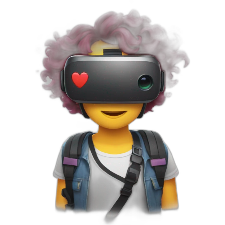 vr game oculus hearts emoji