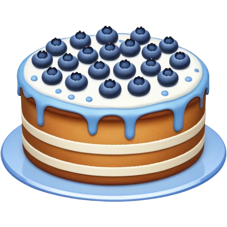 کیک بلوبری emoji
