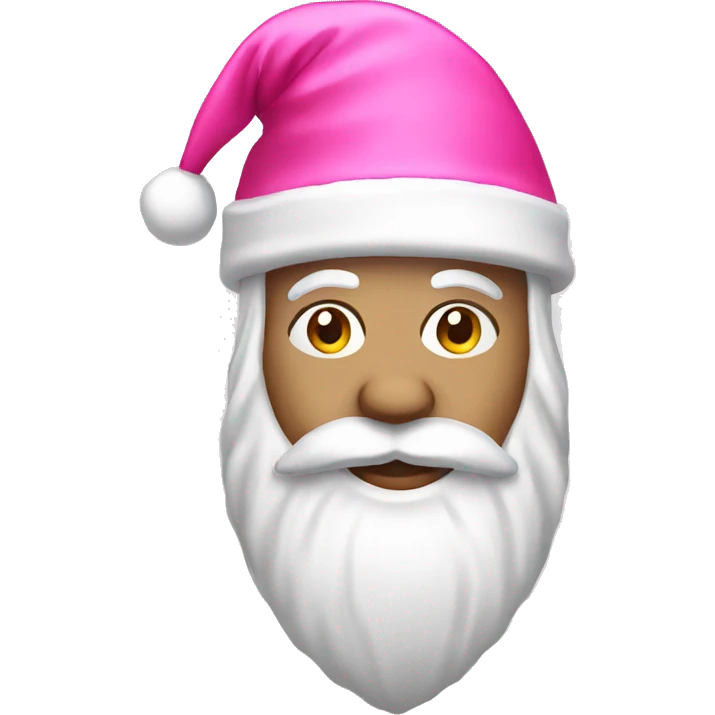 pink santa hat emoji