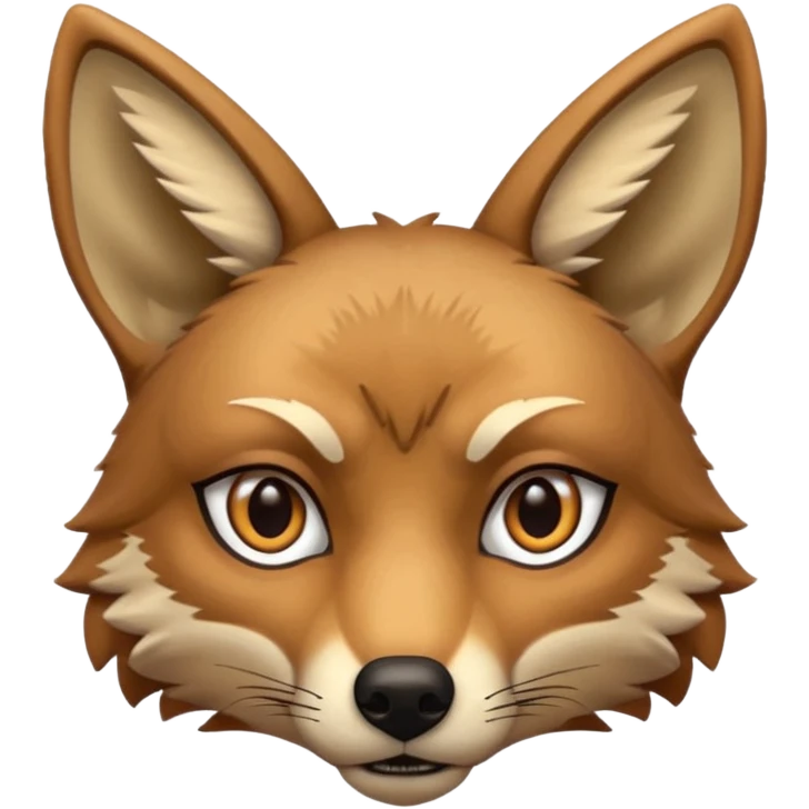 Coyote face emoji