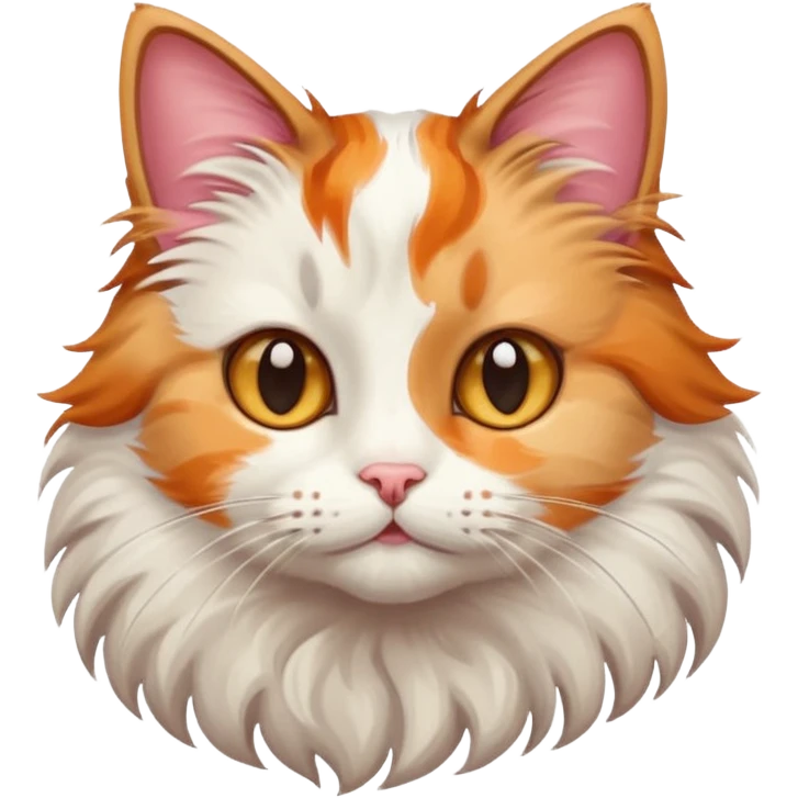 Cute artistic cat emoji