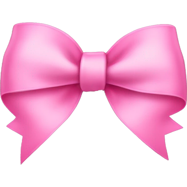 pink bow emoji
