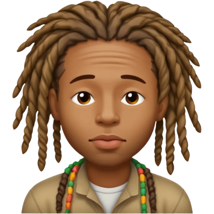 Black man with dreads and a clean shave puckering his lips and closing his eyes making this face😌 emoji