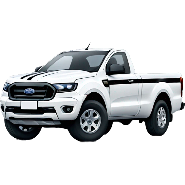 Ford ranger with black stripes emoji