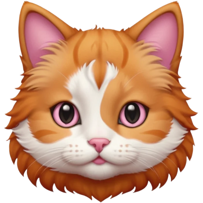 Cute cat with puppy eyes emoji