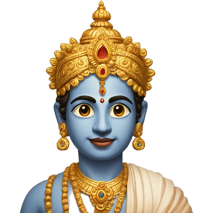 Krsna dirigindo emoji