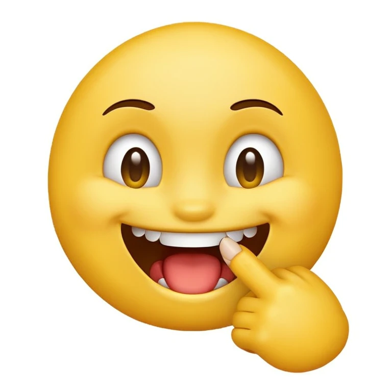 Emoji qui ce croque le doigts  emoji