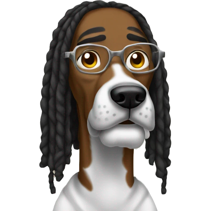 Snoop dog with dreadlocks  emoji