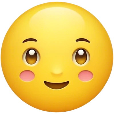 yellow shape. no face emoji