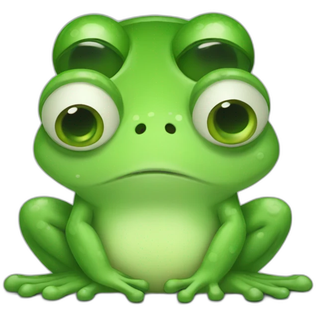 sad frog emoji