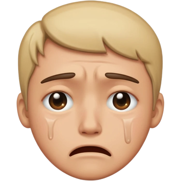 Crazy cry  emoji