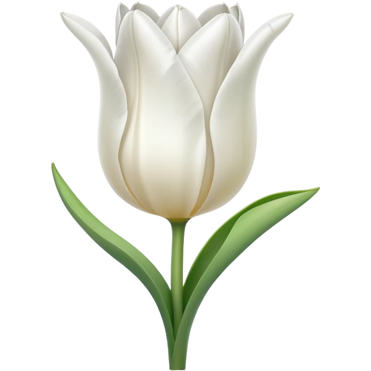White tulip emoji