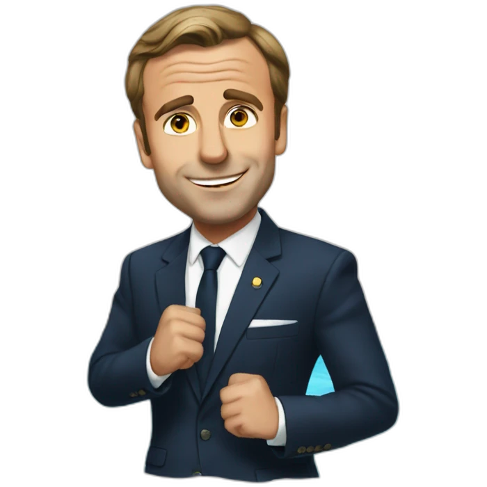 Macron pool dance  emoji