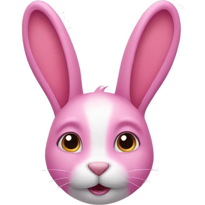Pink rabbit  emoji