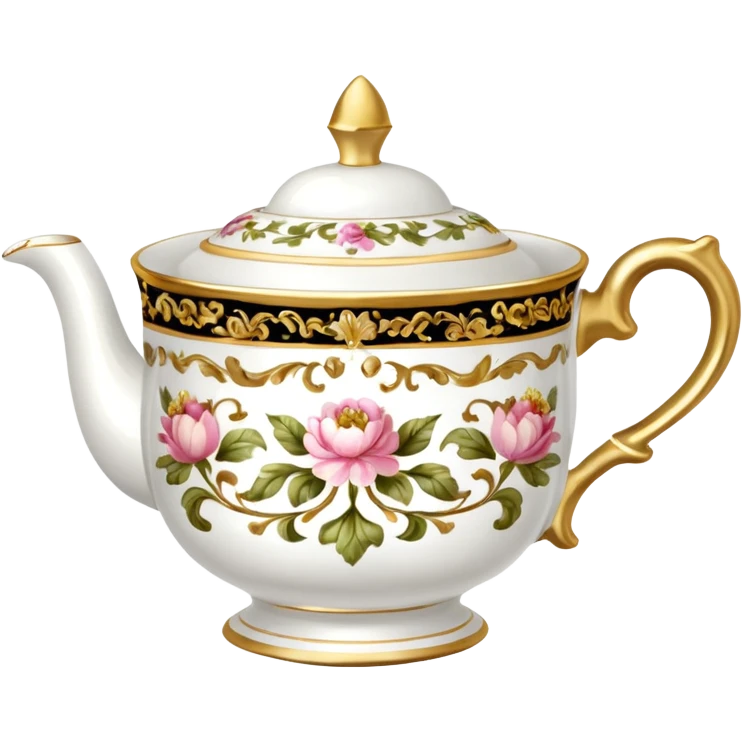 Rococo tea cup emoji