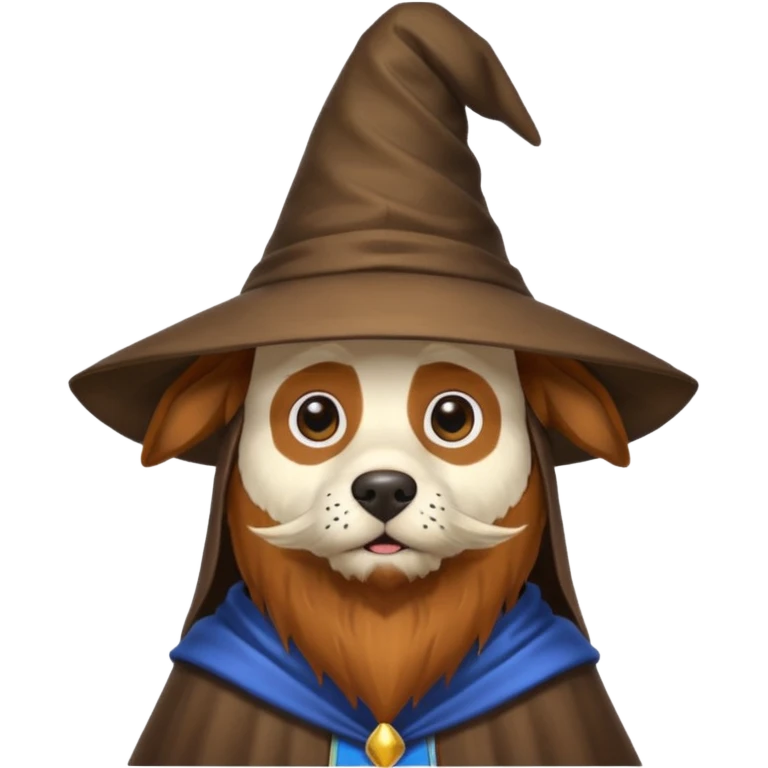 Dog wizard emoji