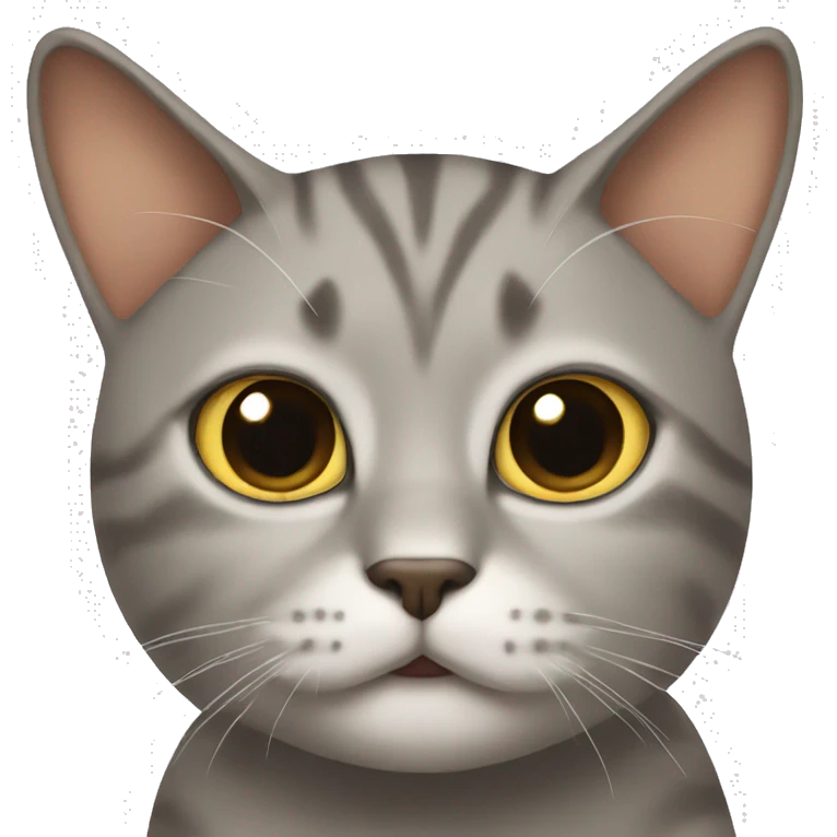 Cat with poop on her head emoji